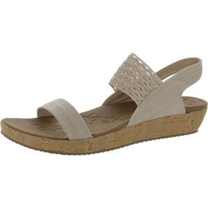 Skechers Tan Woven Strap Sandals